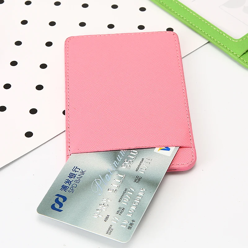 Высококачественный держатель для карт из ПУ NAHOO удостоверения личности