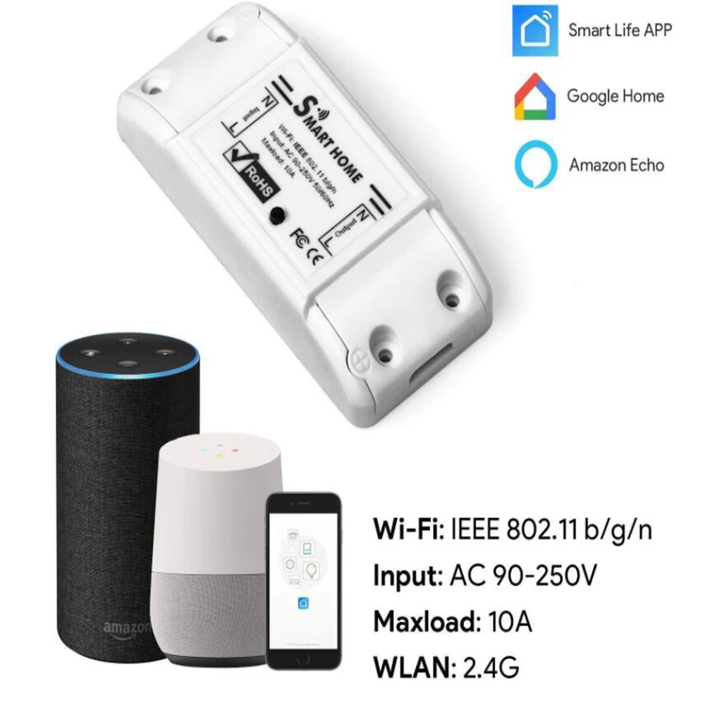 Фото Умный выключатель Tuya с поддержкой Wi-Fi и поддержкой Wi-Fi №3