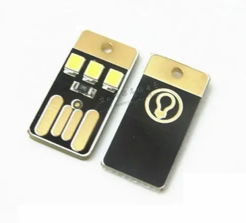 Маленький миниатюрный светодиодный ночник с 3 светодиодами и USB карманная лампа