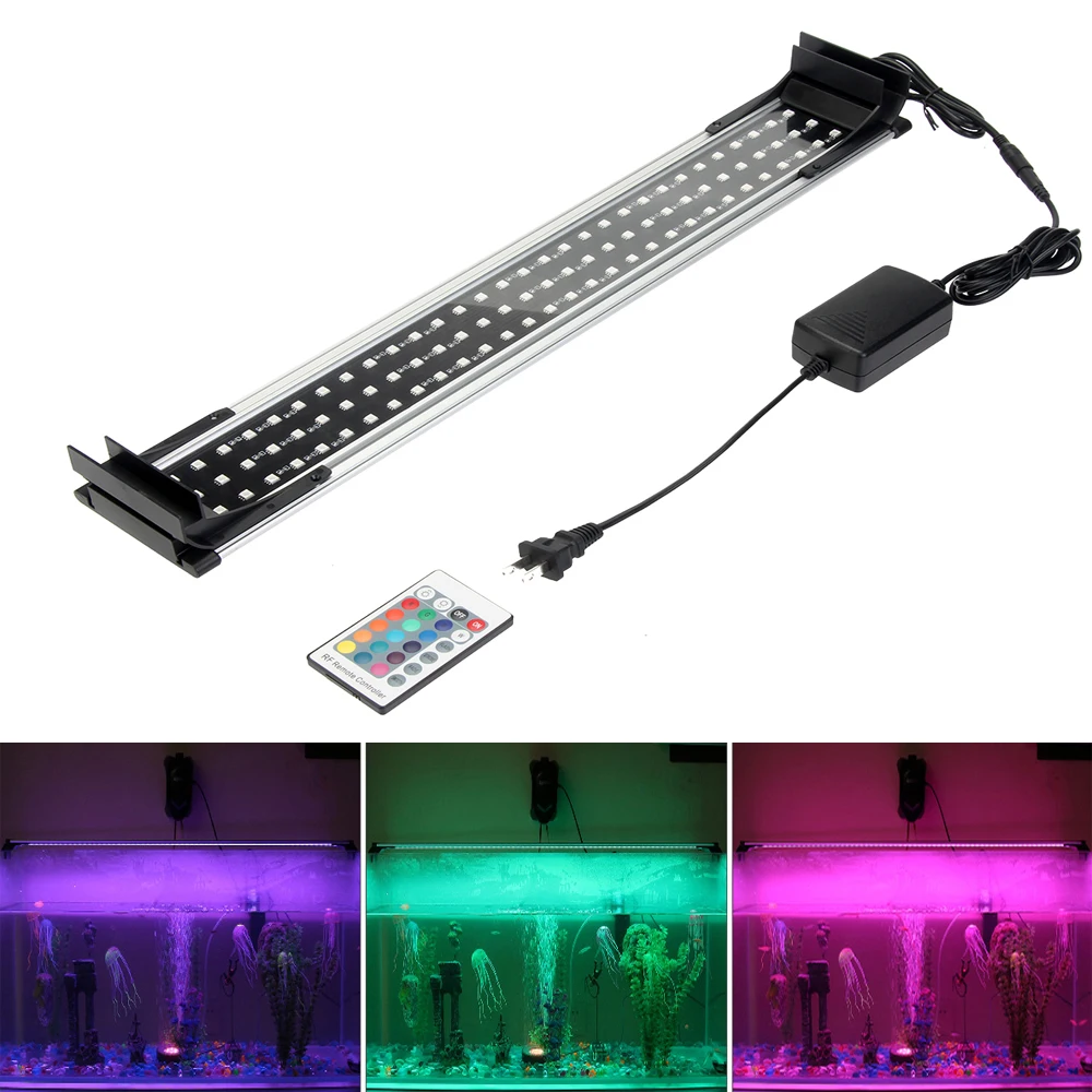 US Plug 8 Вт 10 13 15 RGB пульт дистанционного управления аквариумный аквариум