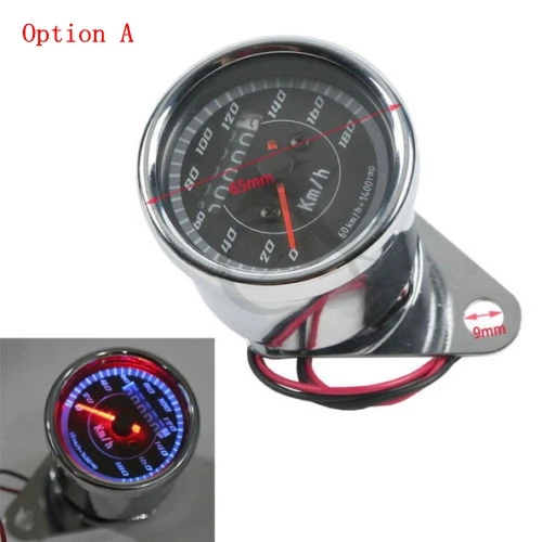 Универсальный светодиодный мотоцикл одометр/Тахометр спидометр для Harley XL Sportster