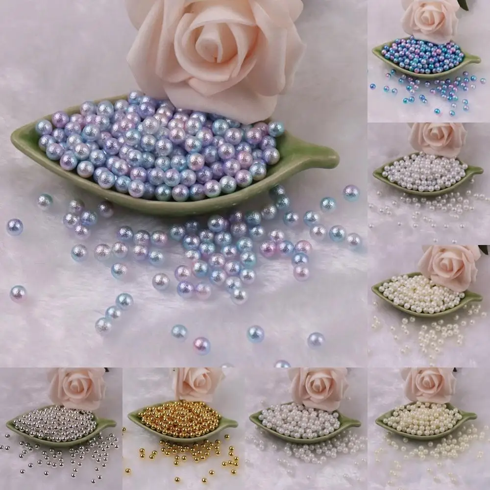 Жемчуг русалка в ассортименте нить из смолы цвет синий и розовый градиентный