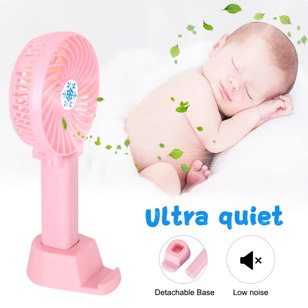 Складной ручной кулер с зарядкой от USB портативный офисный домашний дорожный