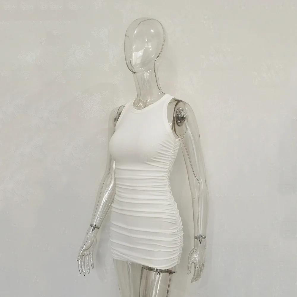 

New Pleated Rib Dress for Spring and Summer