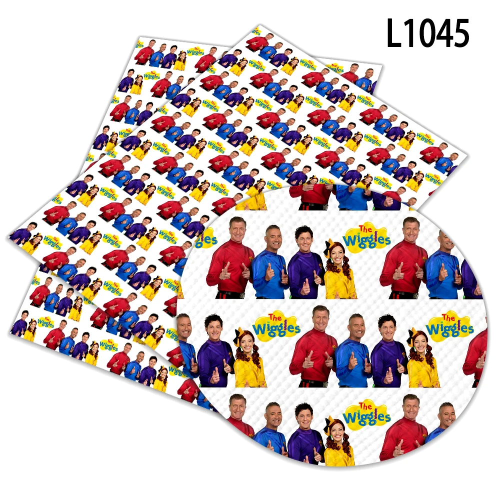 

The Australia Wiggles Synthetic Faux Leather 30 cm x 136 cm for DIY Bag Shoes Material Hademade Fabric L104