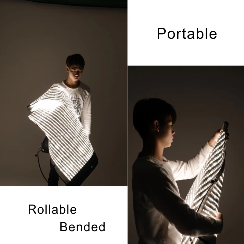 Falcon Eyes RX 120TDX LED Studio Video Cloth Light 600W Bi color Lamp With Grid & Softbox For Movie/Youtube|Фотографическое