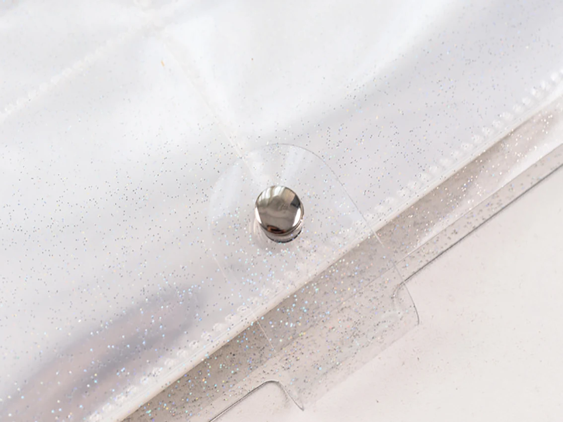 ПВХ портативный фотоальбом желе Блестящий цветной альбом для мини Instax & имя карты