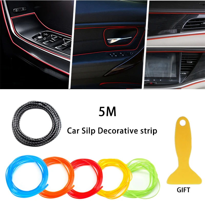 Автомобильный Стайлинг 5 м/шт. универсальный набор сделай сам гибкий интерьера