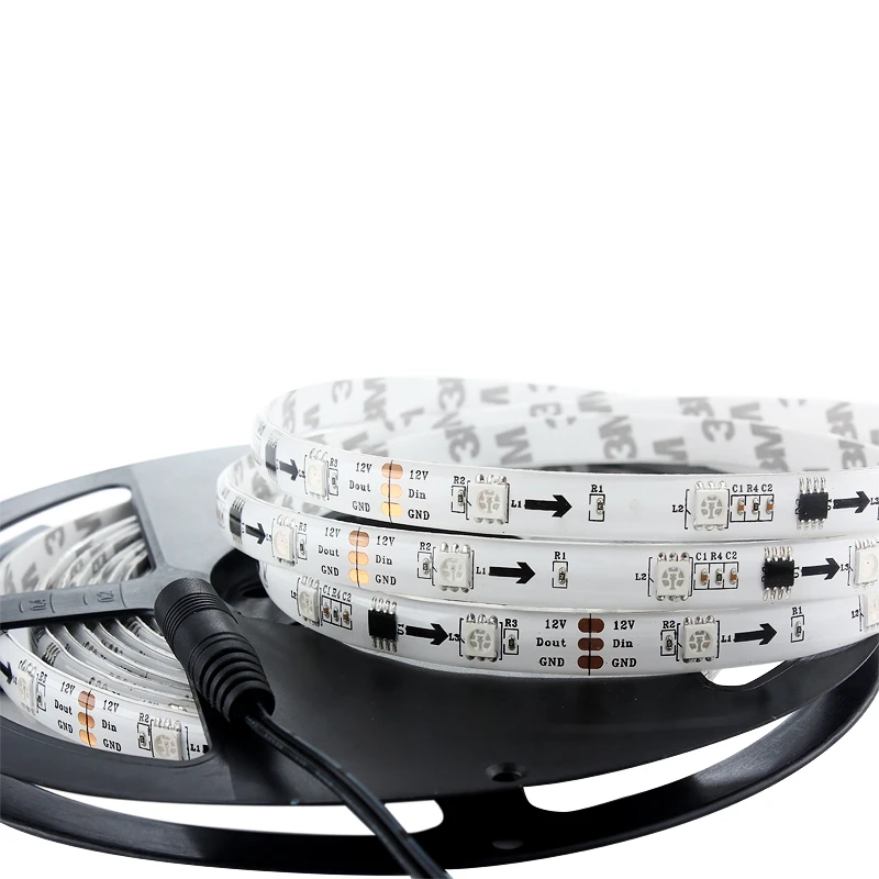 Сверхъяркая гибкая светодиодная лента 5 м RGB 5050 150 водонепроницаемая SMD 12 В