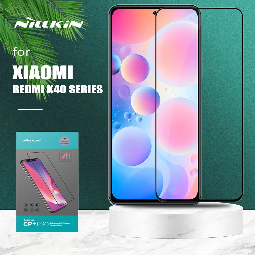 

for Xiaomi Redmi K40 Pro Glass Nillkin CP+ Pro Full Cover HD Tempered Glass Screen Protector for Xiaomi Redmi K40 Pro Plus Glass