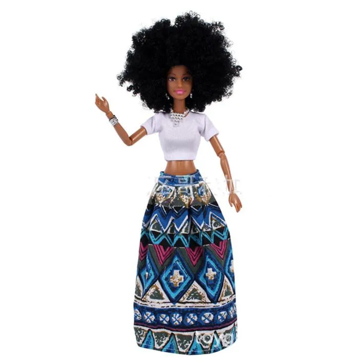 Милая Черная Женская подвижная африканская кукла черная из АБС-пластика хорошие