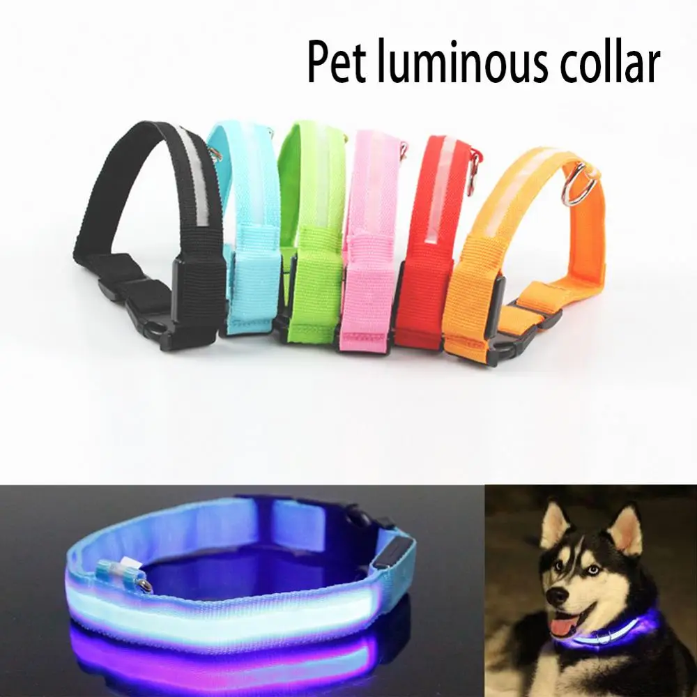 Новый бренд Pet Safty светодиодный ошейник для собак кошек мигающий светящийся