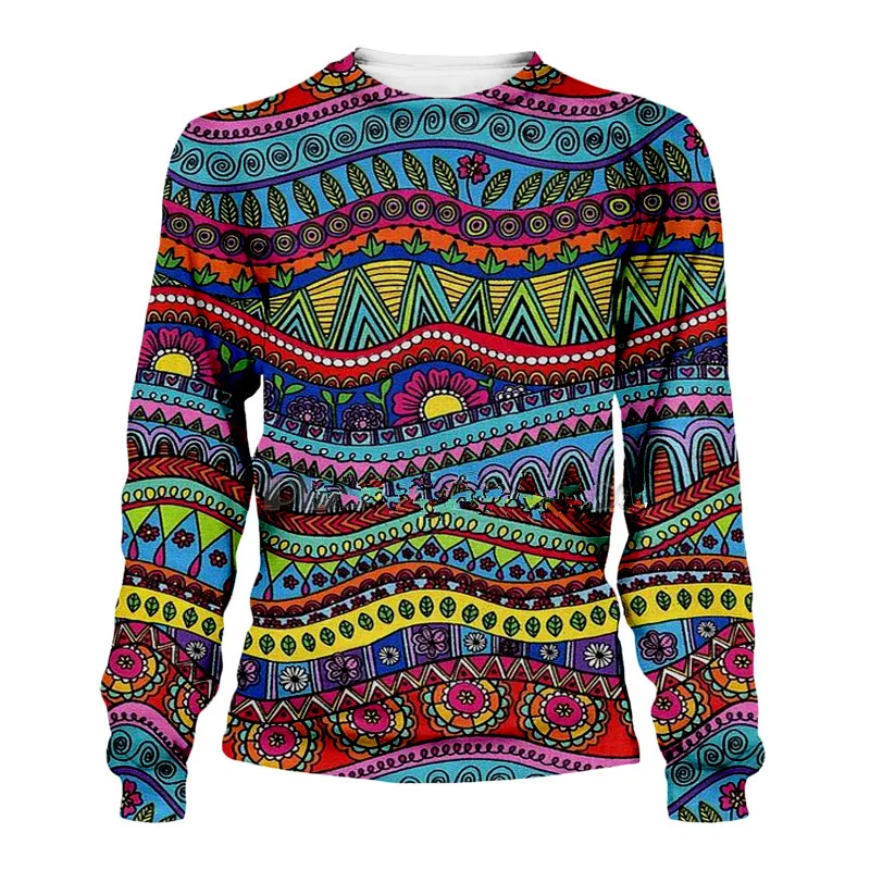 Liumaohua Хиппи Мандала Trippy абстрактный Psychedelic 3d толстовки/рубашка/Толстовка зима