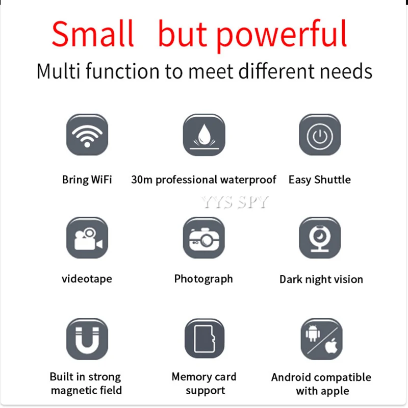 Мини камера SQ29 компактная с поддержкой Wi Fi и функцией ночного видения|Компактные