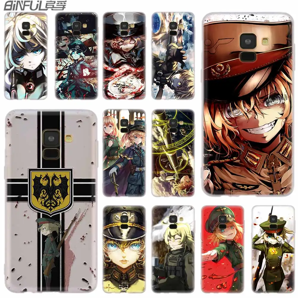 Японский аниме youjo senki чехол для Samsung A10 A10S A11 A20 A20S A20E A30 A30S A40 A40S A50 A60 A70 A70S A80 A90 A21 A31 A51 |