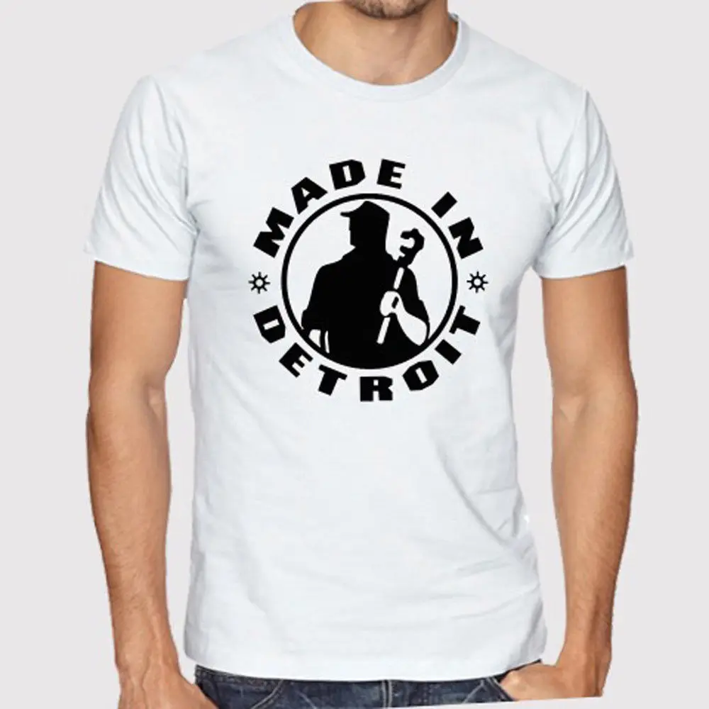 

New Kid Rock In Detroit Singer Rocker Men's White T-Shirt Size S To 3XL Print T Shirt Mens Short Sleeve Hot Top Tee