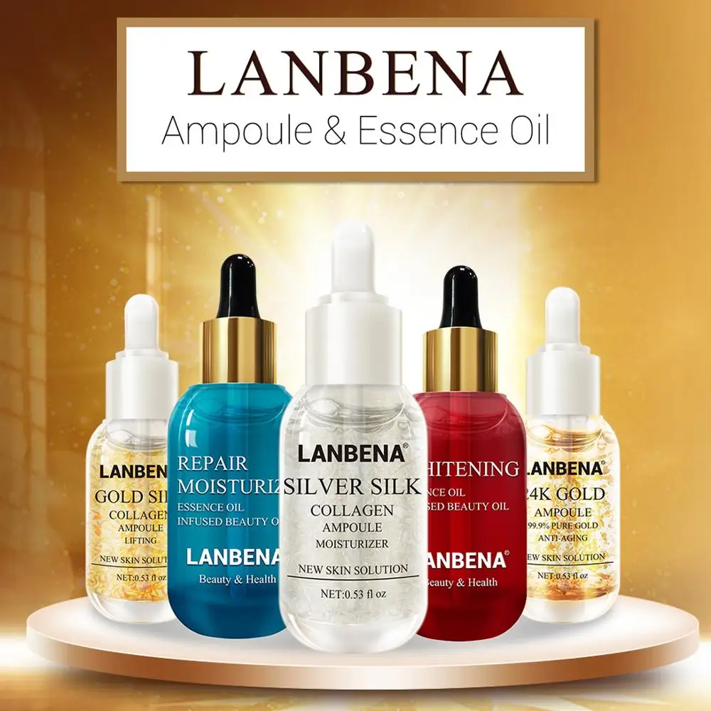 LANBENA Сыворотка для кожи ампулы эфирное масло гиалуроновая кислота крем лица