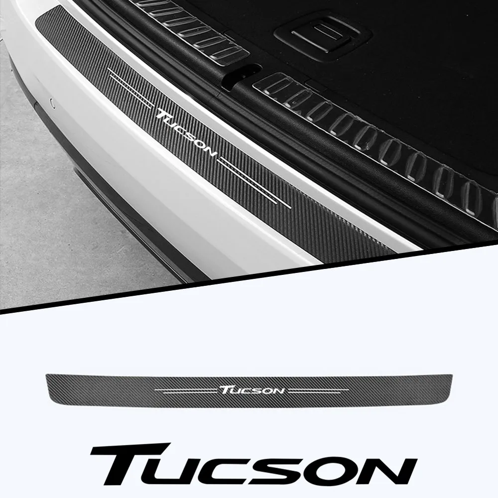 

Автомобильная ткань для багажника, волоконная защита, автомобильная наклейка, украшение для Hyundai tucson 2016 2019 2021, автомобильные наклейки, аксес...