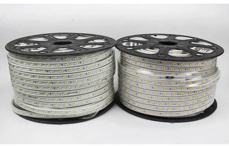 

220V Waterproof Led Strip Light With EU Plug 5630/5730 SMD Flexible Rope 120 Leds/M 20M 30M 40M 50M 60M 70M 80M 90M 100M