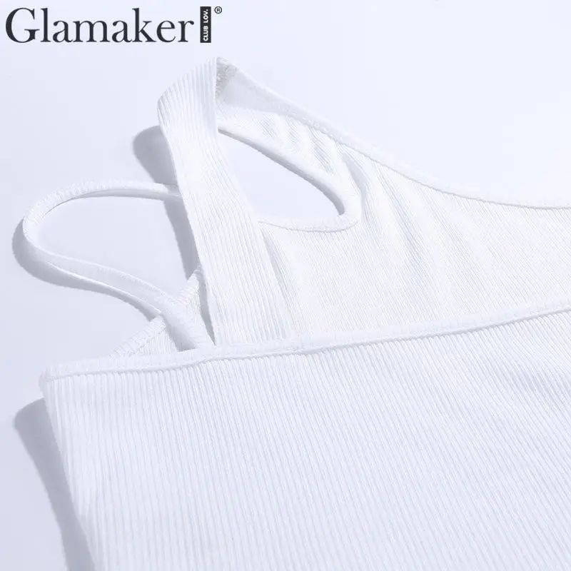 Glamaker, на одно плечо, шнурок, сексуальный укороченный топ, элегантный, бодикон, Женский камзол, для осени и зимы, вечерние, клубный, ночной, укороченный топ