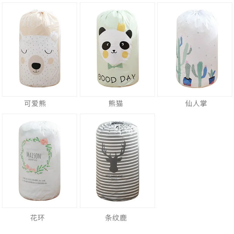 

Home Large Organizer Storage Bag Clothes Packaging Toy Packing Bag Quilt Closet Clothing Luggage Bag For Pillow Blanket WY10186