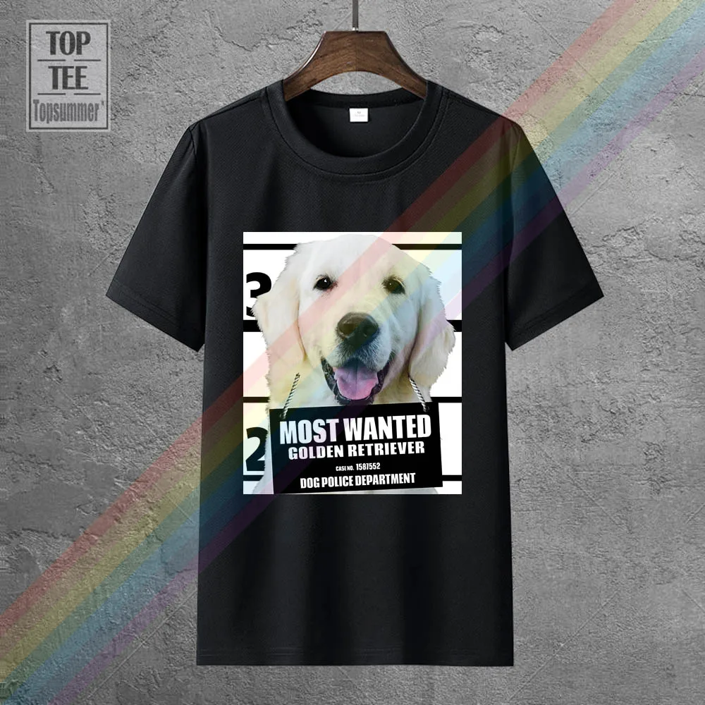 

Fashion T Shirts Men'S 100% Cotton Crew Neck Short Sleeve Most Wanted Golden Retriever T Shirt Dog Tee B Tees