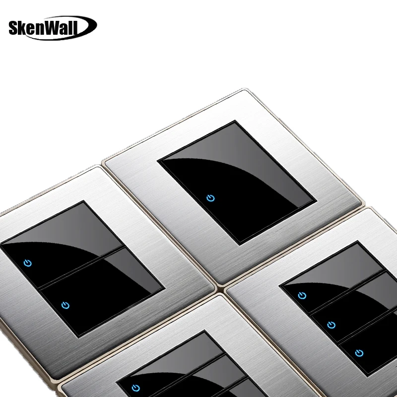 1 2 3 4 банды 1-сторонний 2-сторонний светодиодный случайный клик-переключатель