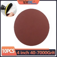 10pcs 4 inch 100mm sander disc sanding polishing paper sandpaper disc 40 7000 abrasive tools for sander grits