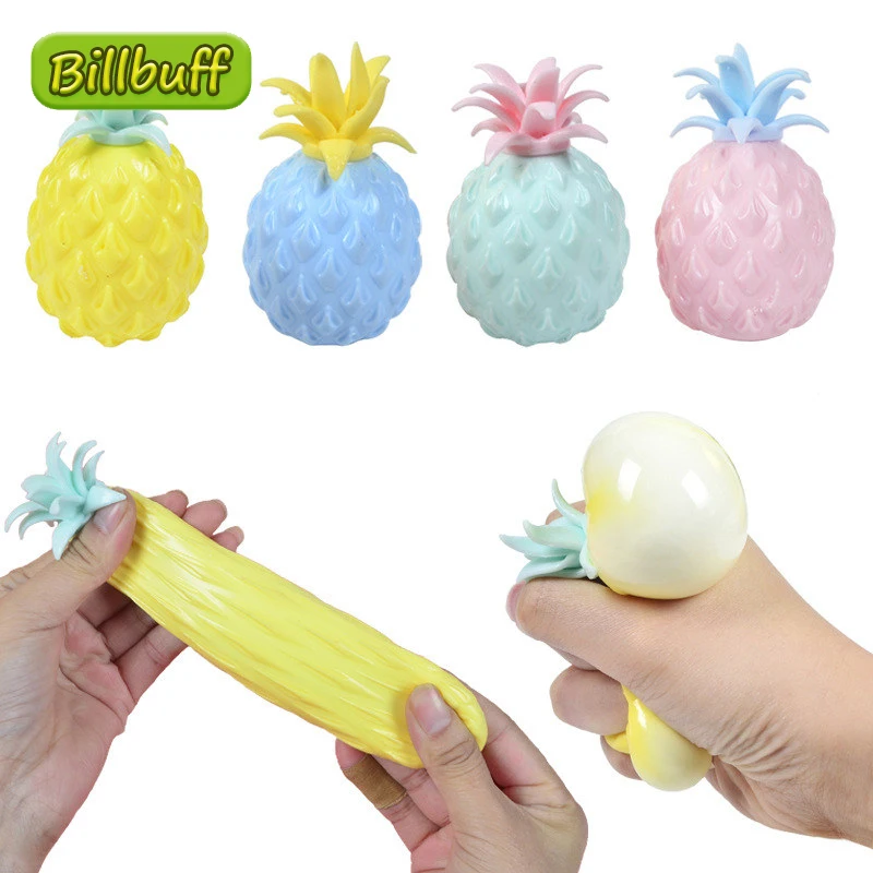

1Pc Anti Stress Fun Soft Pineapple Ball Stress Reliever Toy Children Adult Fidget Squishy Antistress Creativity Sensory Toy Gift
