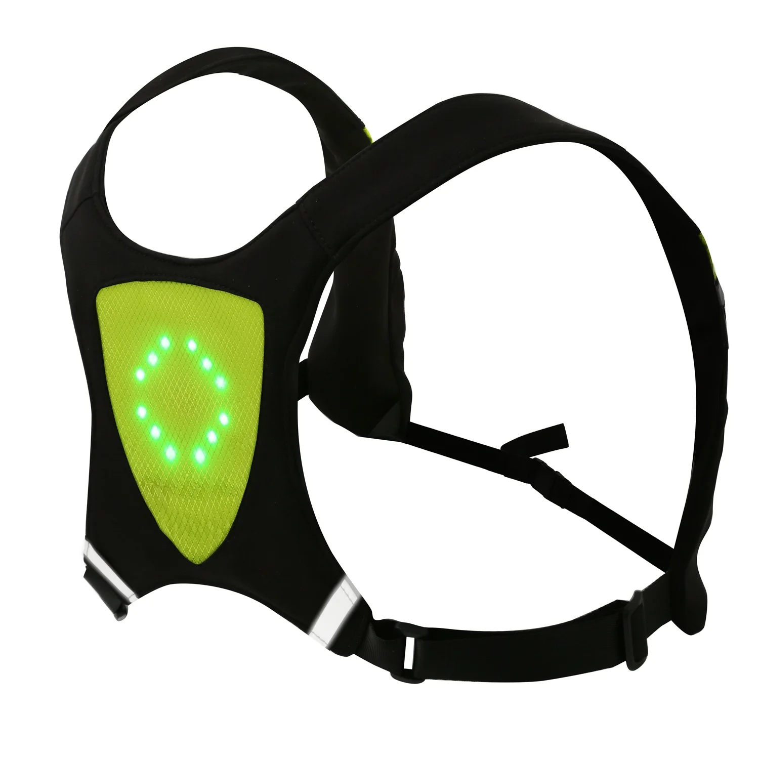 Sport Wireless Control LED Night Cycling Running Vest Bag PC+ABS For Trekking Camping Equipment