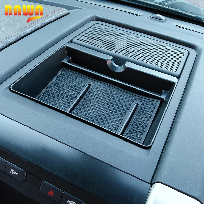 Цена Коробка для хранения центральной консоли автомобиля BAWA для Ford F150 2015 Up, органайзер для Ford F150 2015 -2021, автомобильные аксессуары