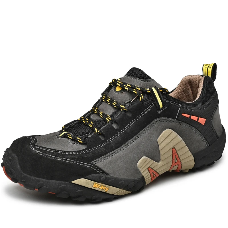 New men's hiking shoes for autumn ventilate wear-resisting waterproof skid resistance handiness outdoors | Обувь