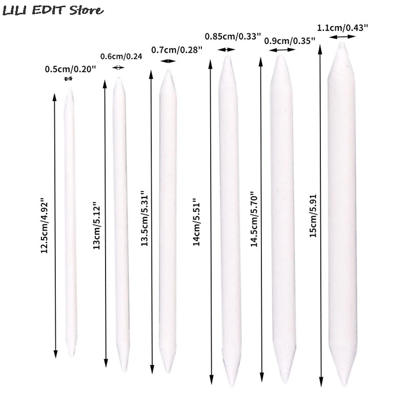 6 шт./компл. растушевывающаяся палочка для растушевки рисовая бумага рисования