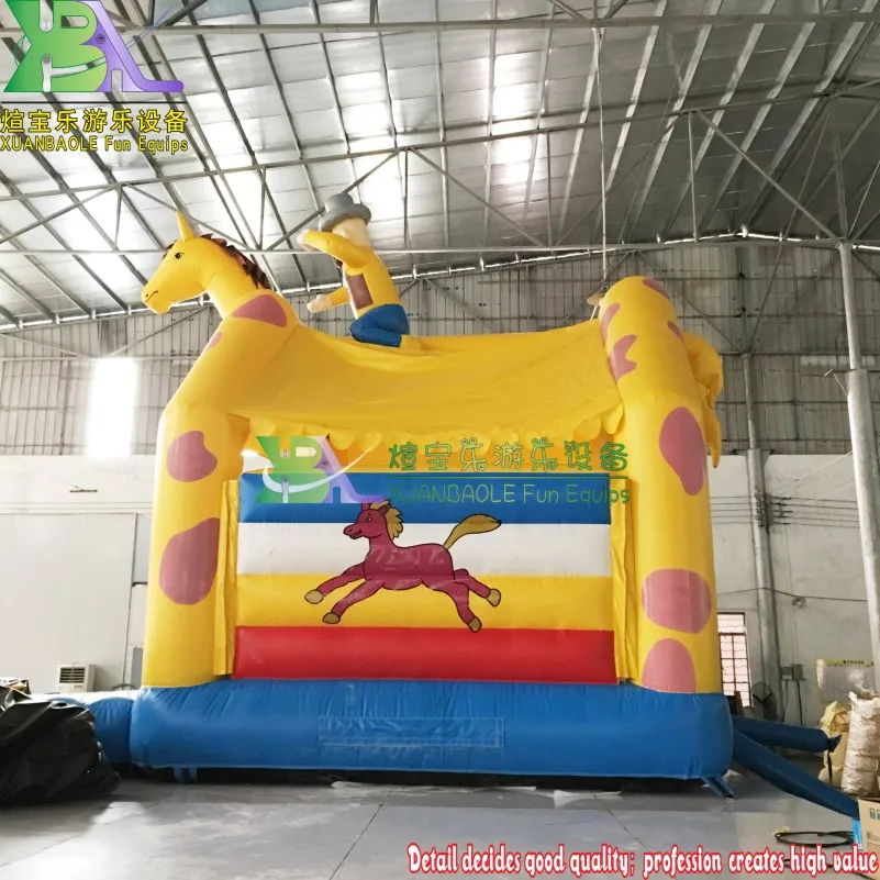 Замок надувной аттракцион для парки лошадь батут | Игрушки и хобби