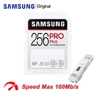 SAMSUNG EVO Plus карта памяти Micro SD, 128 ГБ, 32 ГБ, 64 ГБ, 256 ГБ