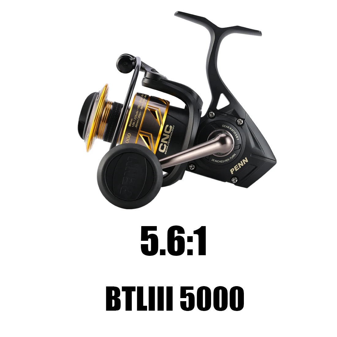 

BTL 3000-8000 Full Metal Body Spinning Fishing Reel 5+1BB HT-100 Carbon Fiber Drag System Saltwater Reel