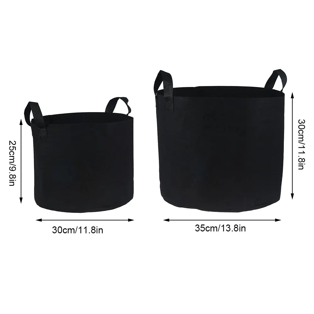 5 шт мешки для растений 5/7 галлонов Цветочные выращивания горшок садовые