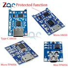 Type-c Micro Mini USB 5V 1A 18650 TP4056 разъем зарядной платы литий-ионного модуль зарядного устройства литиевой батареи с функциями защиты