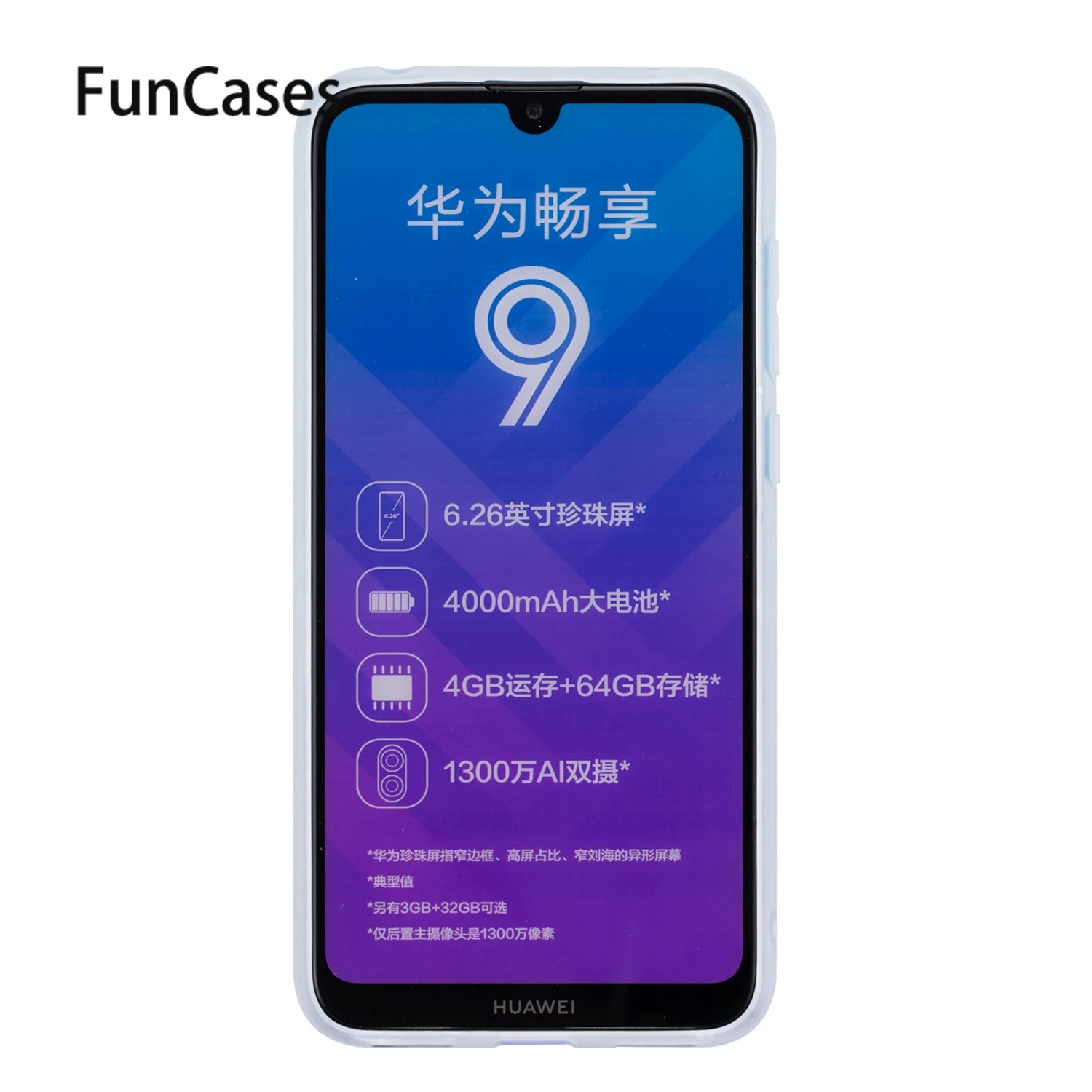 Телефонные чехлы для huawei Y7 Prime 2019 портативные Чехлы Cube Capinha para Enjoy 9 Мягкая