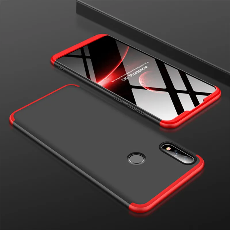 Цветной чехол для Asus Zenfone Max Pro M2 ZB631KL Матовый Жесткий с полным покрытием на 360