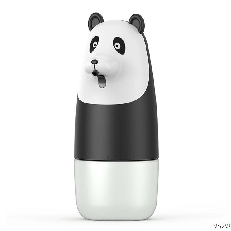 

Автоматический Бесконтактный дозатор мыла с милой пандой, перезаряжаемый водонепроницаемый пенный дозатор для ванной и кухни, 8,26 дюйма
