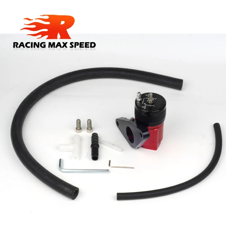 Красный и черный гоночный интеркулер рециркуляционный выдувной клапан BOV Kit для