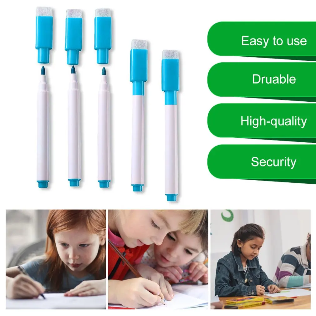 5 шт./компл. Совершенно новая ручка для белой доски стираемая сухая искусственная