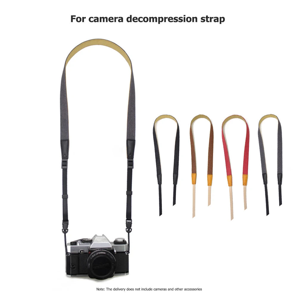 

Adjustable Camera Shoulder Neck Strap Sling Strap Cushioned Vintage Belt for DSLR Digital SLR Camera Accessories Harness Strap