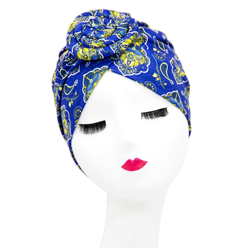 

New Fashion Muslim Turban Bonnet Cotton Top Knot Inner Hijab Caps Lady African Twist Headwrap Women India Hat Hijab Cap Headwear