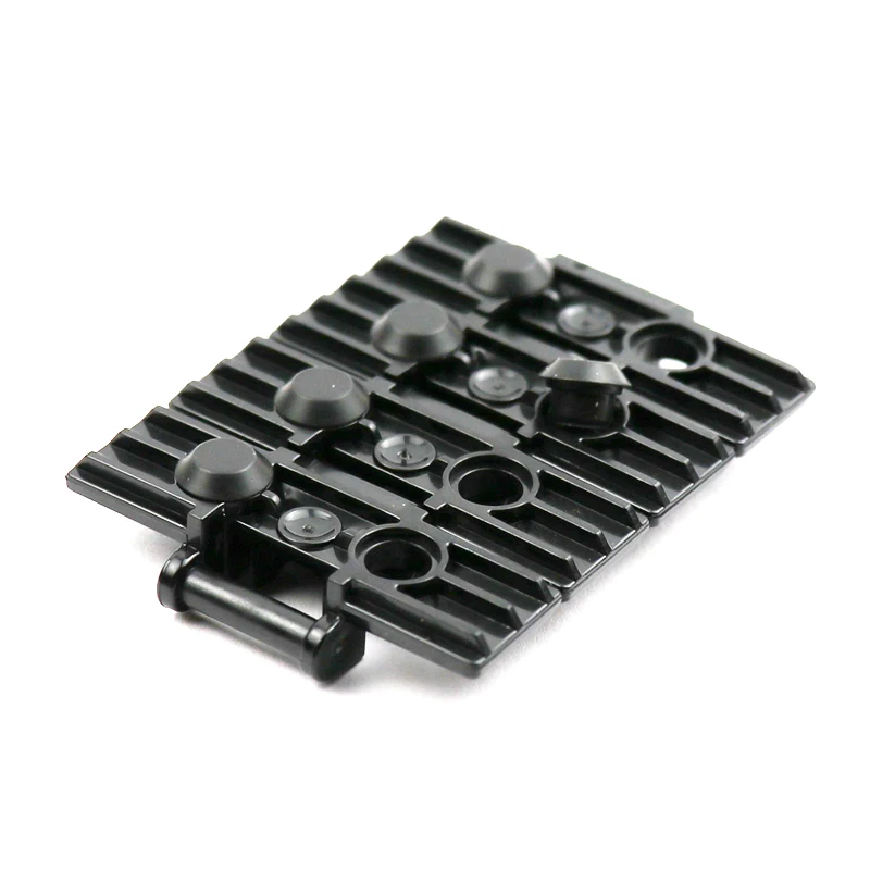 100 Pieces Rubber Technical Tread Attachment 24375 Chain Grip Caterpillars Tracks MOC Tank Accessory Building Blocks for Kids | Игрушки и