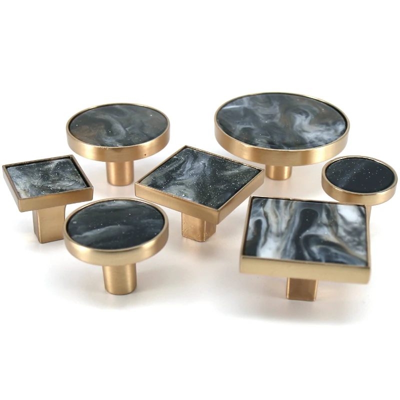 1 х ручки для шкафа из мрамора и цинкового сплава новая ручка выдвижного ящика