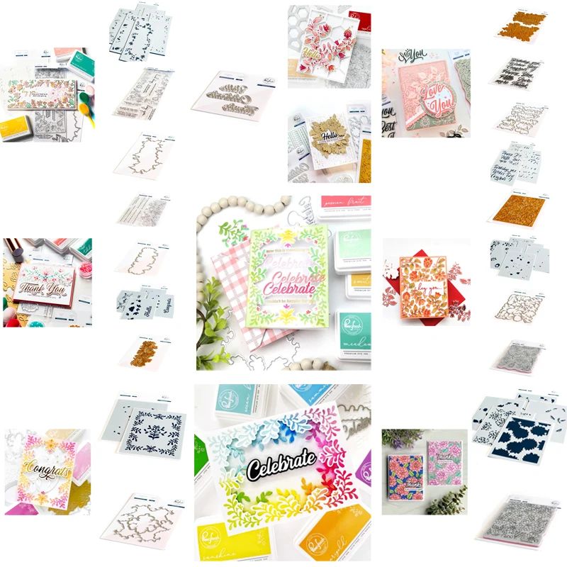 

Thanksgiving Metal Cutting Dies Exquisite Scrapbooking Dariy Decoration Template Frame Embossing DIY Greeting Card Handmade 2021