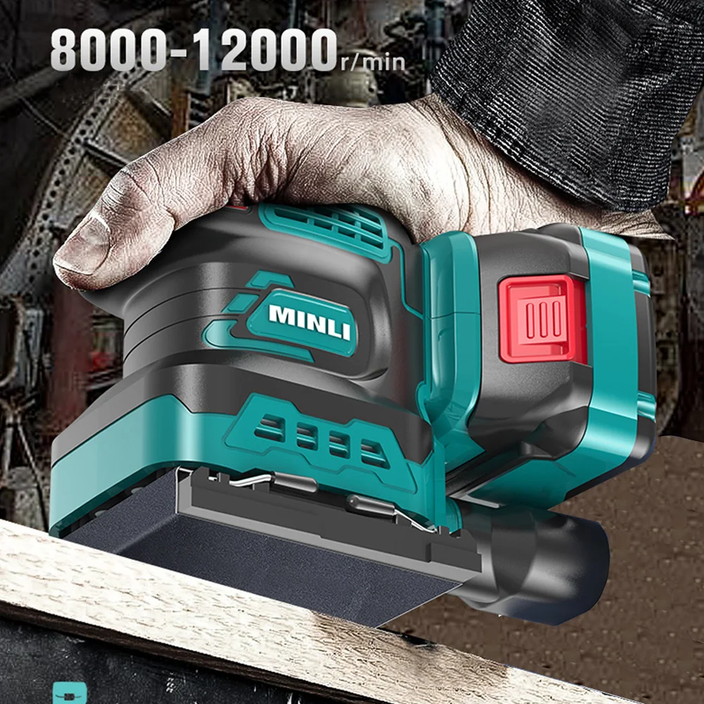 Cordless Random Orbit Sander Professional Lithium-Ion Polishing Machine for Makita 18V Battery Brushless Speed Control No Batter |