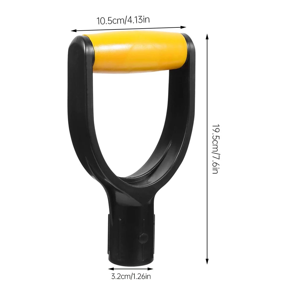

Grip Handle Shovel Plastic Replacement Plastic Garden Digging Raking Tool Handles For Spade Replacement D-Grip Fork Shovel 2PCS
